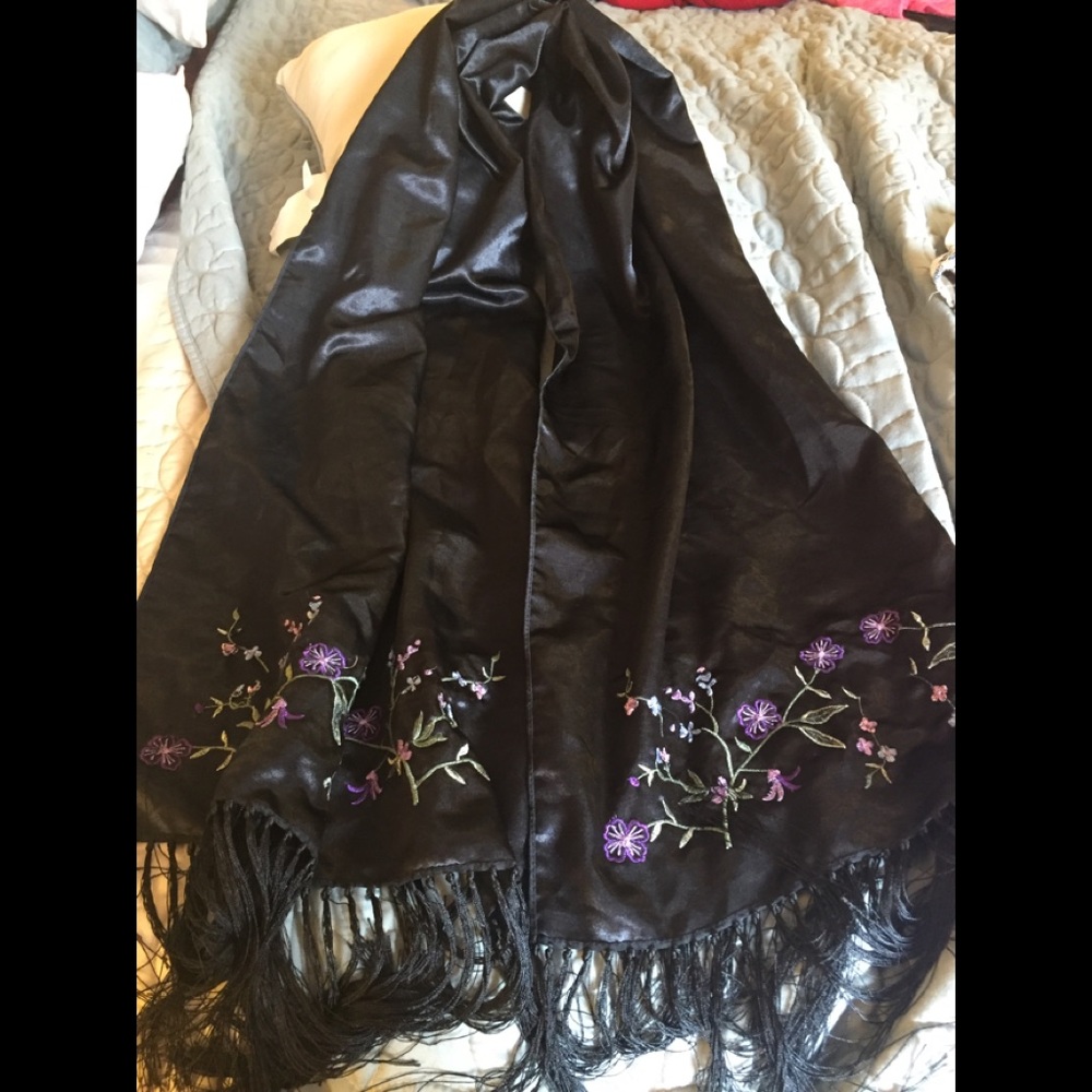 long silky scarf/wrap